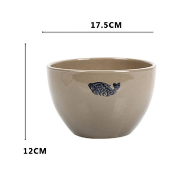 Chicken Ceramic Container Tableware Hot Pot Seasoning Basin