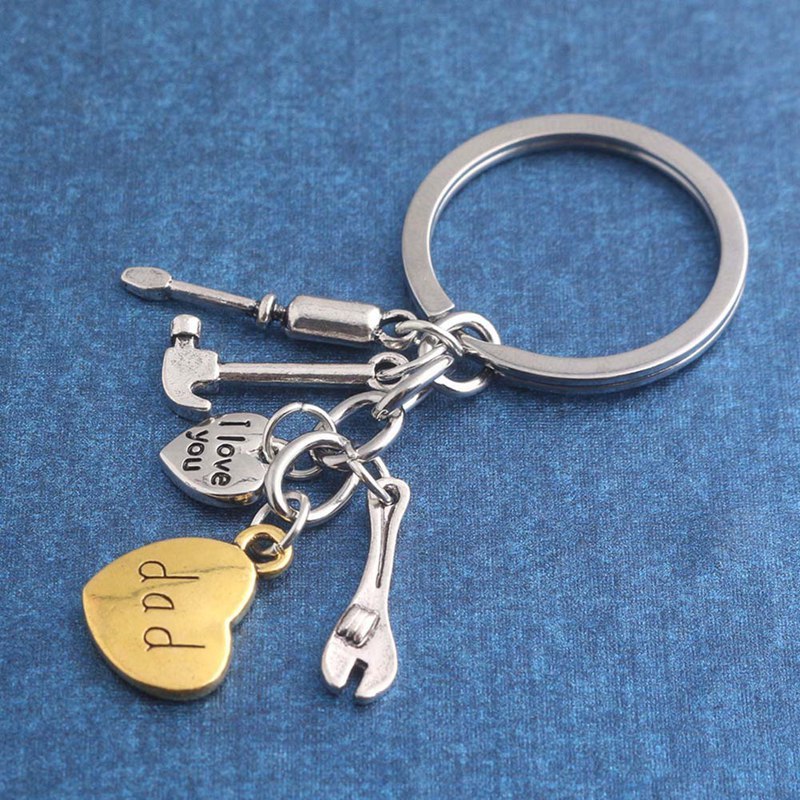 Creative kitchen tools three piece key chain