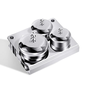 Nail art stainless steel tank crystal powder container
