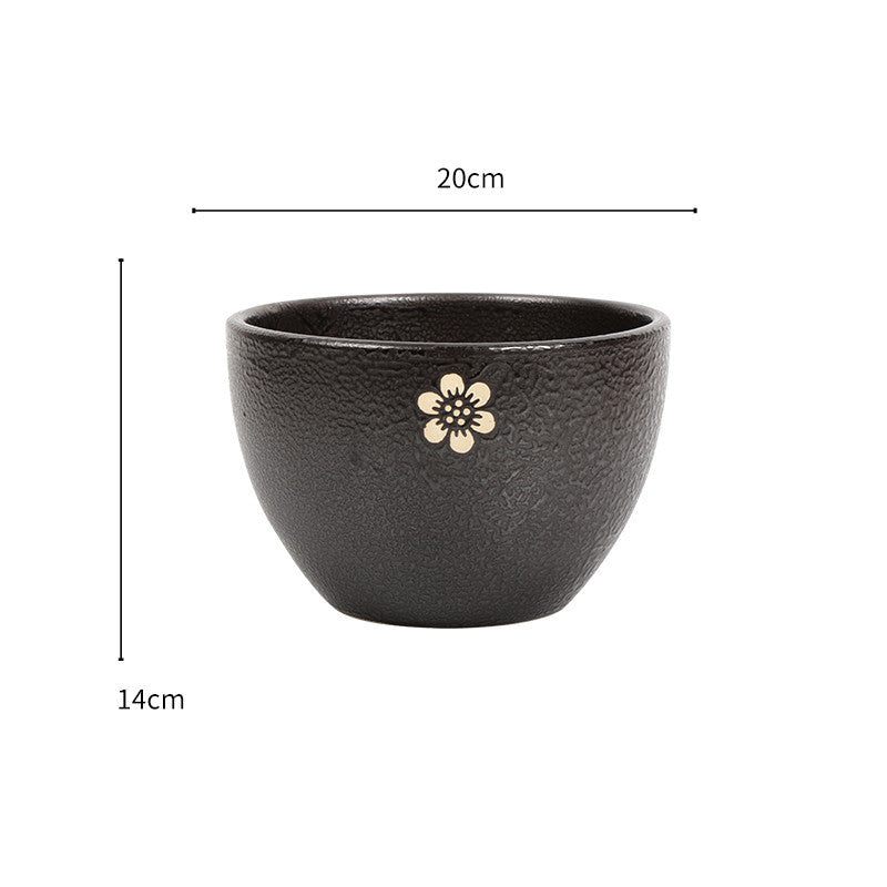 Chicken Ceramic Container Tableware Hot Pot Seasoning Basin