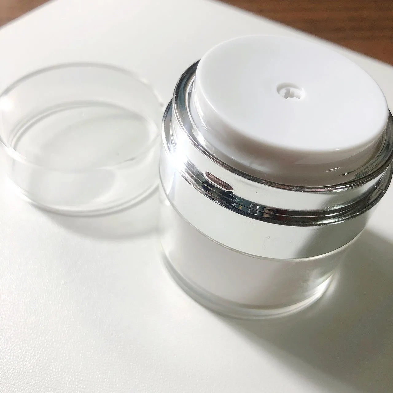 Acrylic Vacuum Cream Bottle Cosmetic Container
